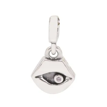 

Original 925 Sterling Silver Charm Creative Red Lip Pendant Fit Pandora Women Bracelet & Necklace Diy Jewelry