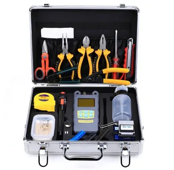 

Fiber-Optic-Tool-Kit Cleaver-Tool Cabinet Power-Meter Locator Stripper FC-6S FTTH