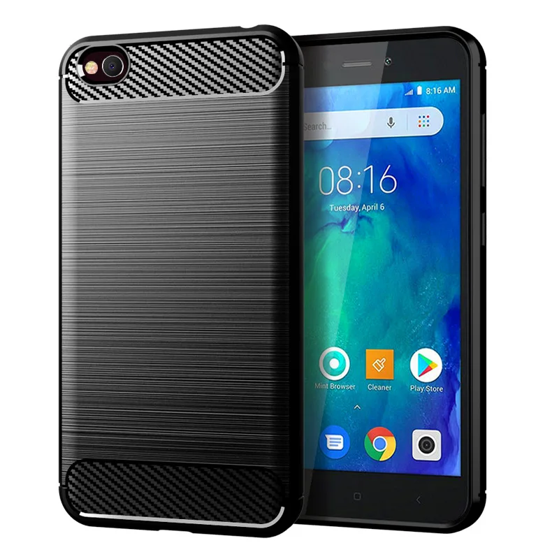 Чехол Xiaomi Redmi Go, задняя крышка из ТПУ, мягкий матовый чехол для телефона s для Xiaomi mi Play mi 8 9 8se 9se A3 Lite PocoPhone F1 - Цвет: black