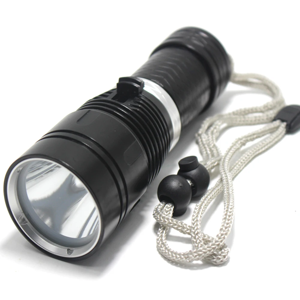 Description Picture 6 of itemSuper Bright LED Diving Flashlight Underwater Dive Outdoor Camping Tactical 26650 Lantern With Stepless dimming torch
