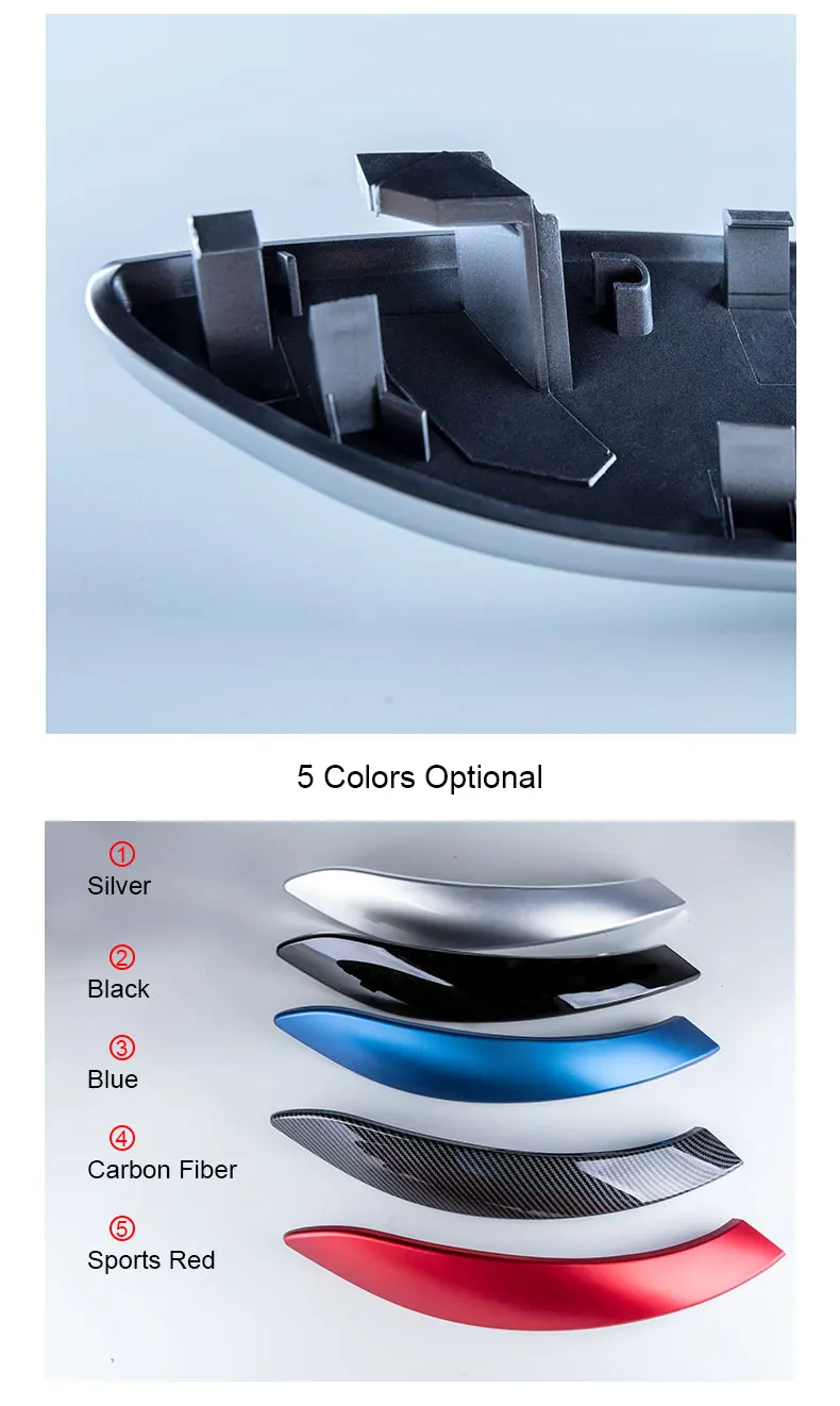 Innentürgriff-Zierleisten Armlehnenabdeckung Zubehör für BMW 3er 4er Serie 3GT F30 F31 F32 F34 F36 F80 316d 318d 320d 320i 325d – Detail 5