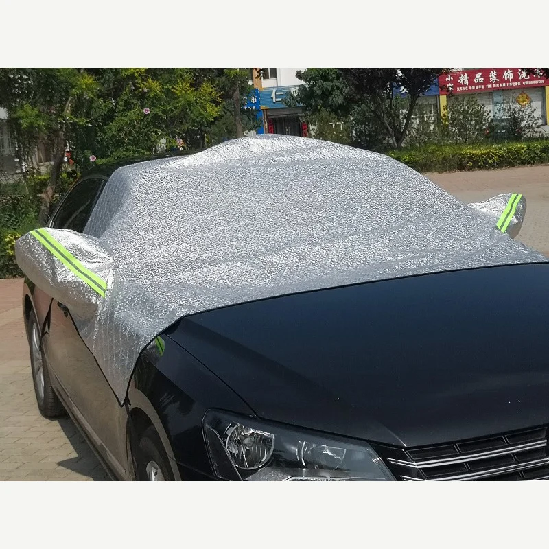 

Car Cover Thickened Anti-Dust Dust Storm Windproof Sunshade Car Antifreeze Foldable Windshield Screen Protection Film Accessorie