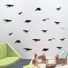 Горячая INS настенные наклейки настенные украшения Детские Наклейки для декора комнаты мультфильм Динозавр Виниловые Настенные самоклеющиеся бумажные Re