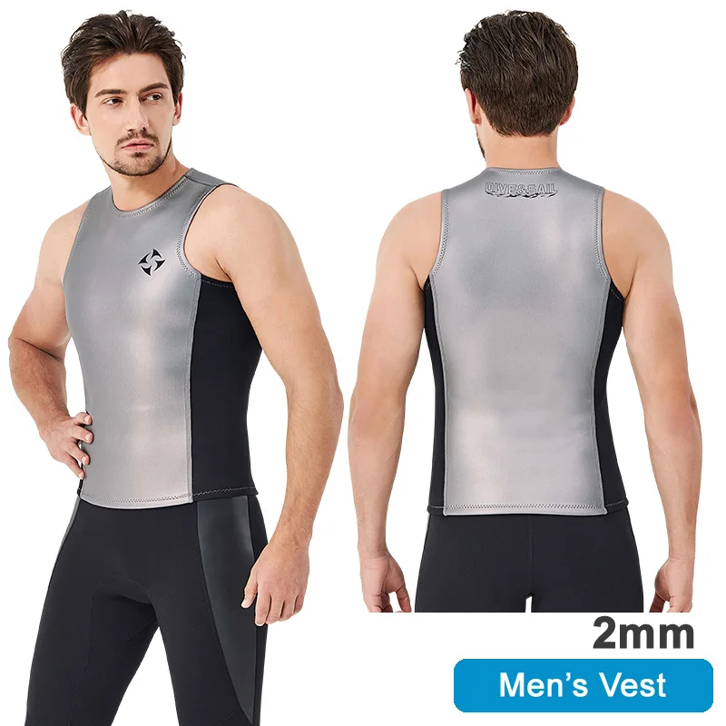 Details about   Men's Neoprene 3mm Front Zip Wetsuit Vest For Scuba Diving Surfing SUP Kayak 