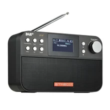 GTmedia Z3 Portable DAB Radio Digital FM Radio USB Rechargeable Battery Powered with Dual Speakers TFT-LCD Screen