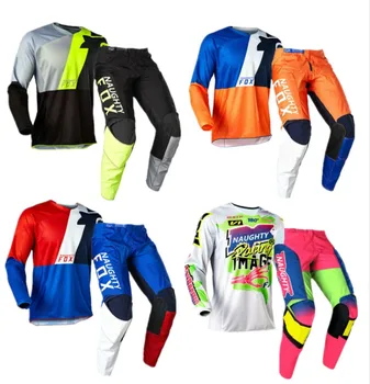 

2020 naughty Fox Motorcycle MTB Bike Racing 180 Lovl SE Gear Set Motorbike Suit For Men