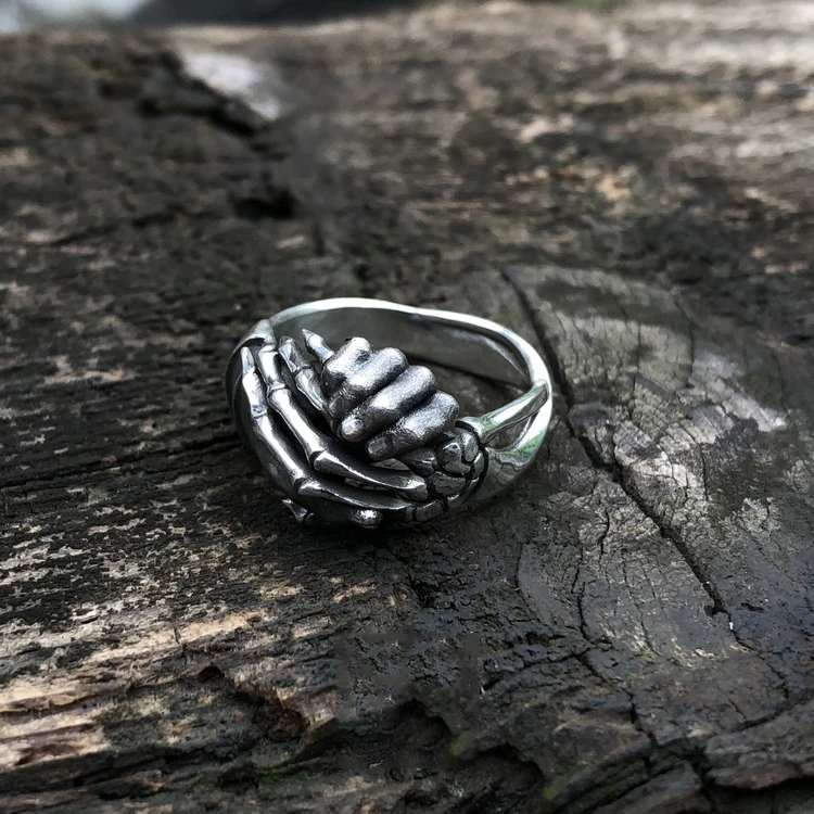 925 Серебряное Оригинальное модное индивидуальное кольцо ручной работы для мужчин и женщин
