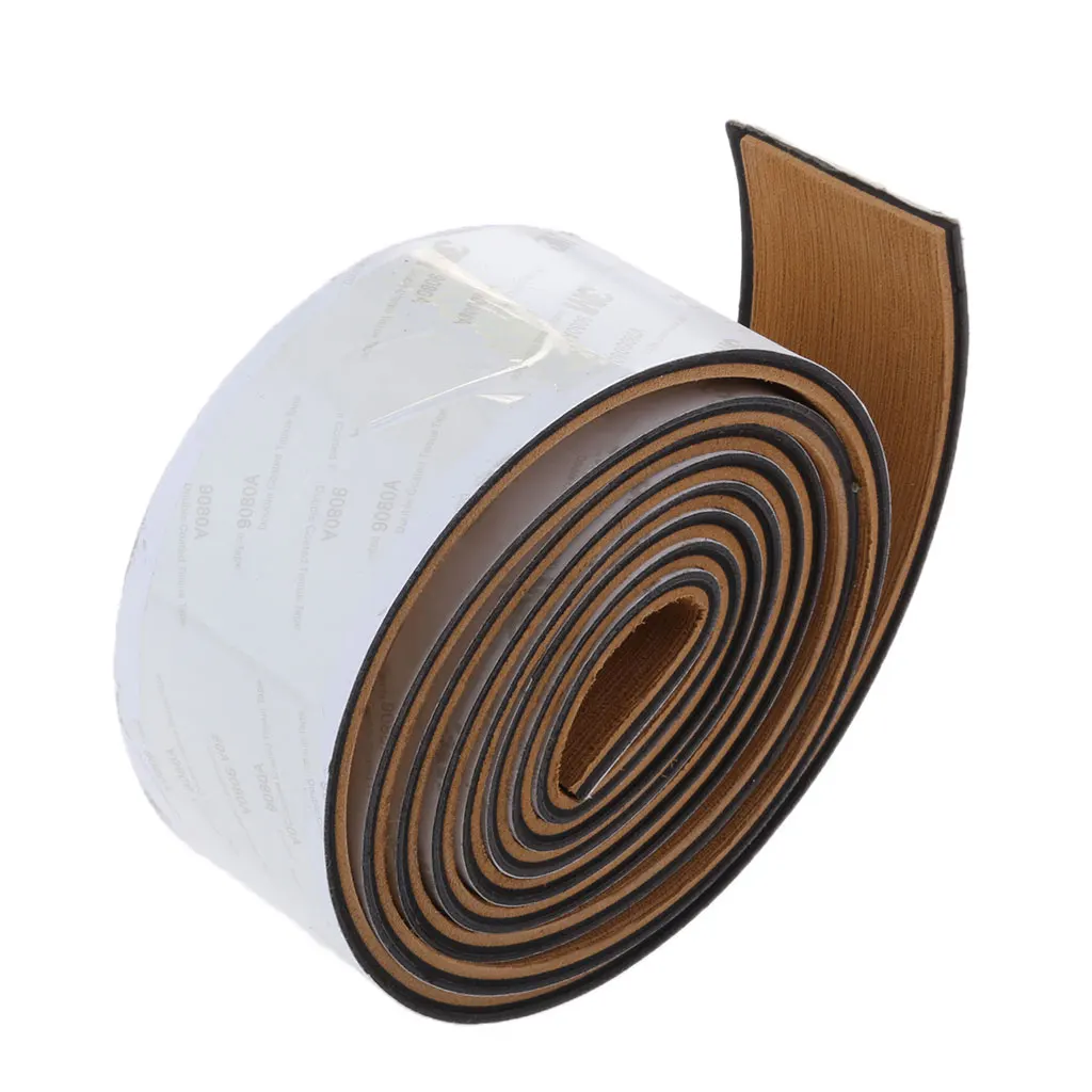 1 Pcs Boat EVA Flooring Mat Faux Teak Decking Yacht Sheet Pad 2400mm X 57mm X 60mm Black / White Stripe 1 Pcs Boat EVA Flooring Mat Faux Teak Decking Yacht Sheet Pad 2400mm X 57mm X 60mm Black / White Stripe