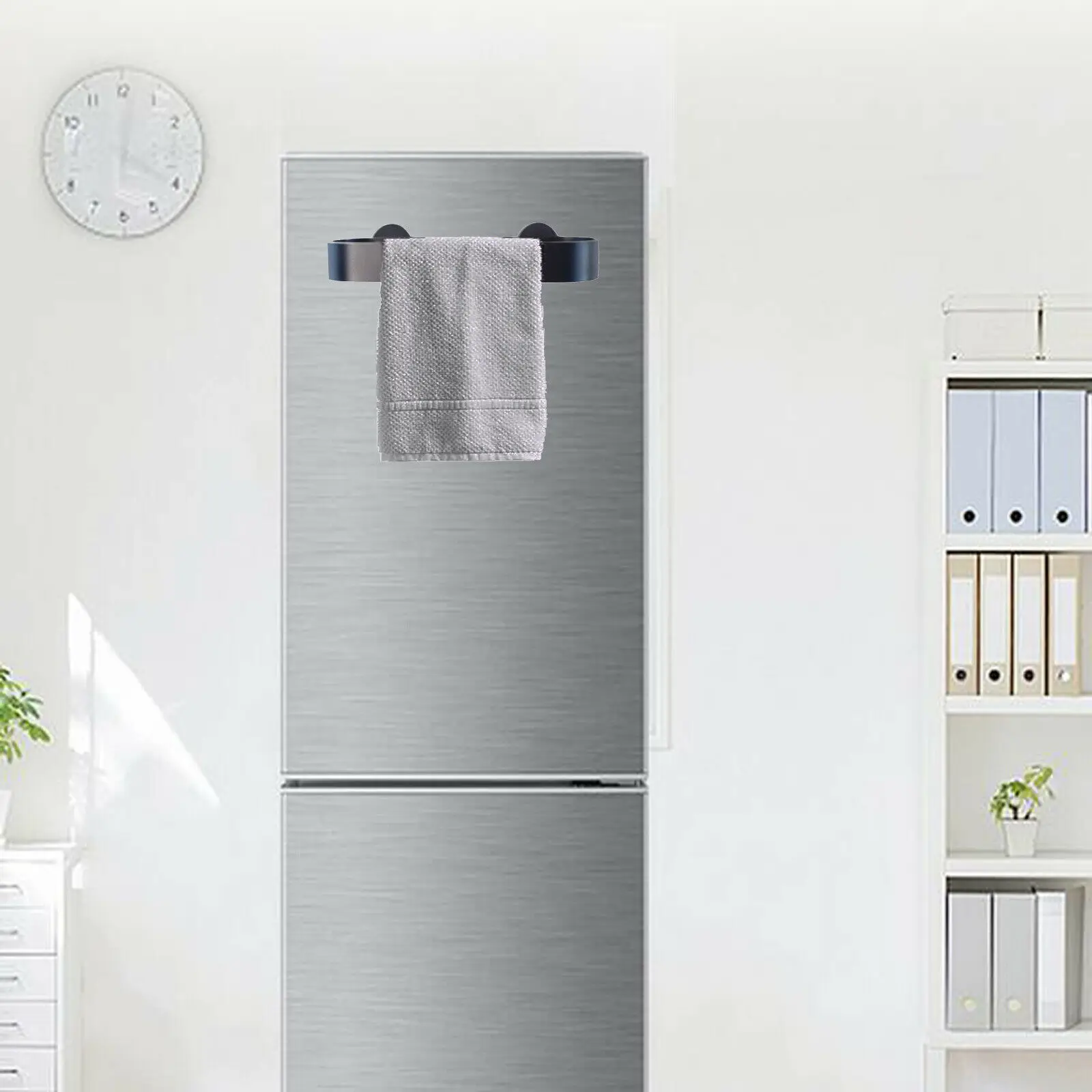 마그네틱 단일 수건 레일 바, 욕실 수건 홀더, 주방 정리 막대