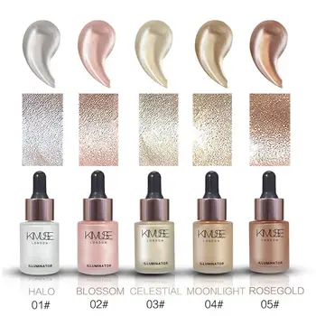 

New Drop Liquid Highlighter Facial Eye Brightening 3D Shimmer Contour Foundation Makeup Shiny Cosmetic