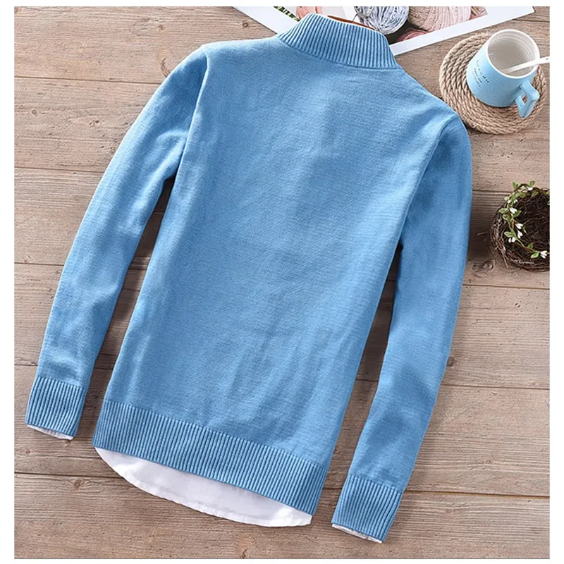 Autumn Winter Zipper Pullover Men'S Sweater Men'S Turtleneck Solid Color Casual Sweater Men's Slim Fit Brand Knitted Pullovers Autumn Winter Zipper Pullover Men'S Sweater Men'S Turtleneck Solid Color Casual Sweater Men's Slim Fit Brand Knitted Pullovers
