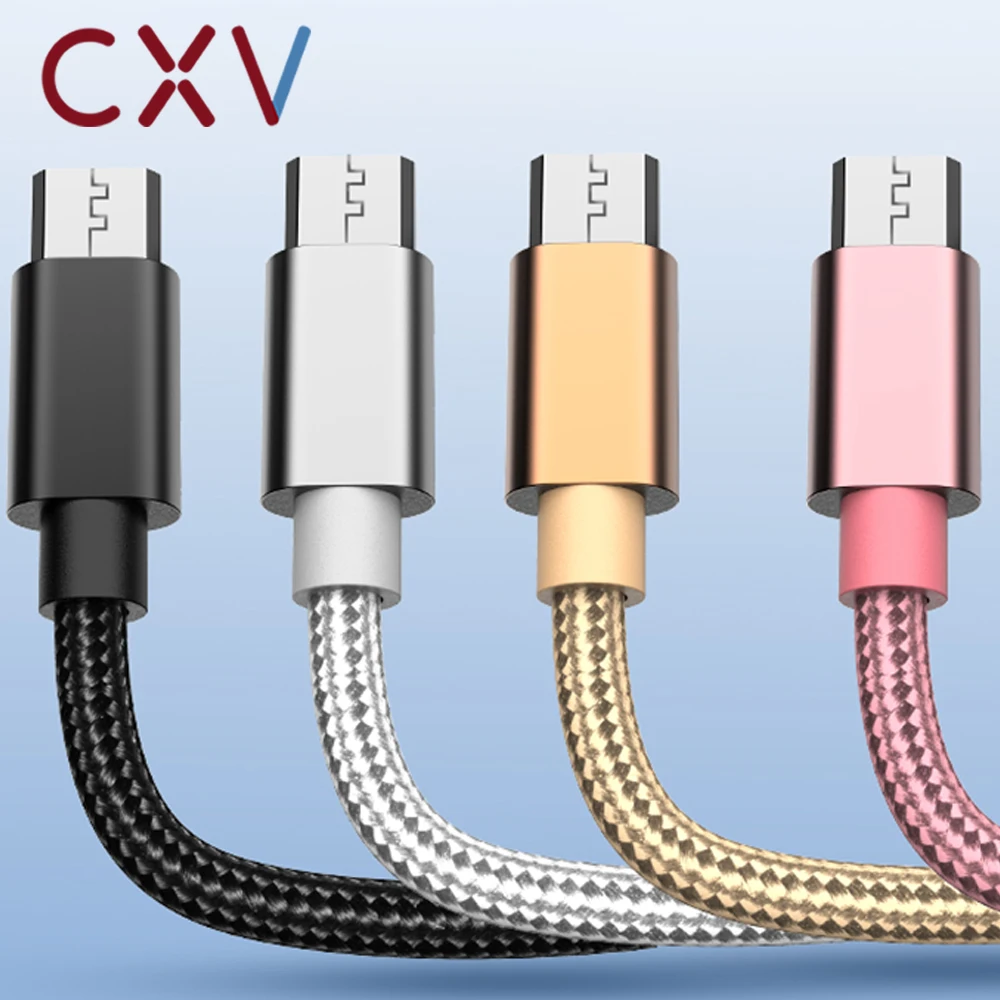 CXV микро USB кабель зарядное устройство данных для мобильного телефона Samsung Huawei
