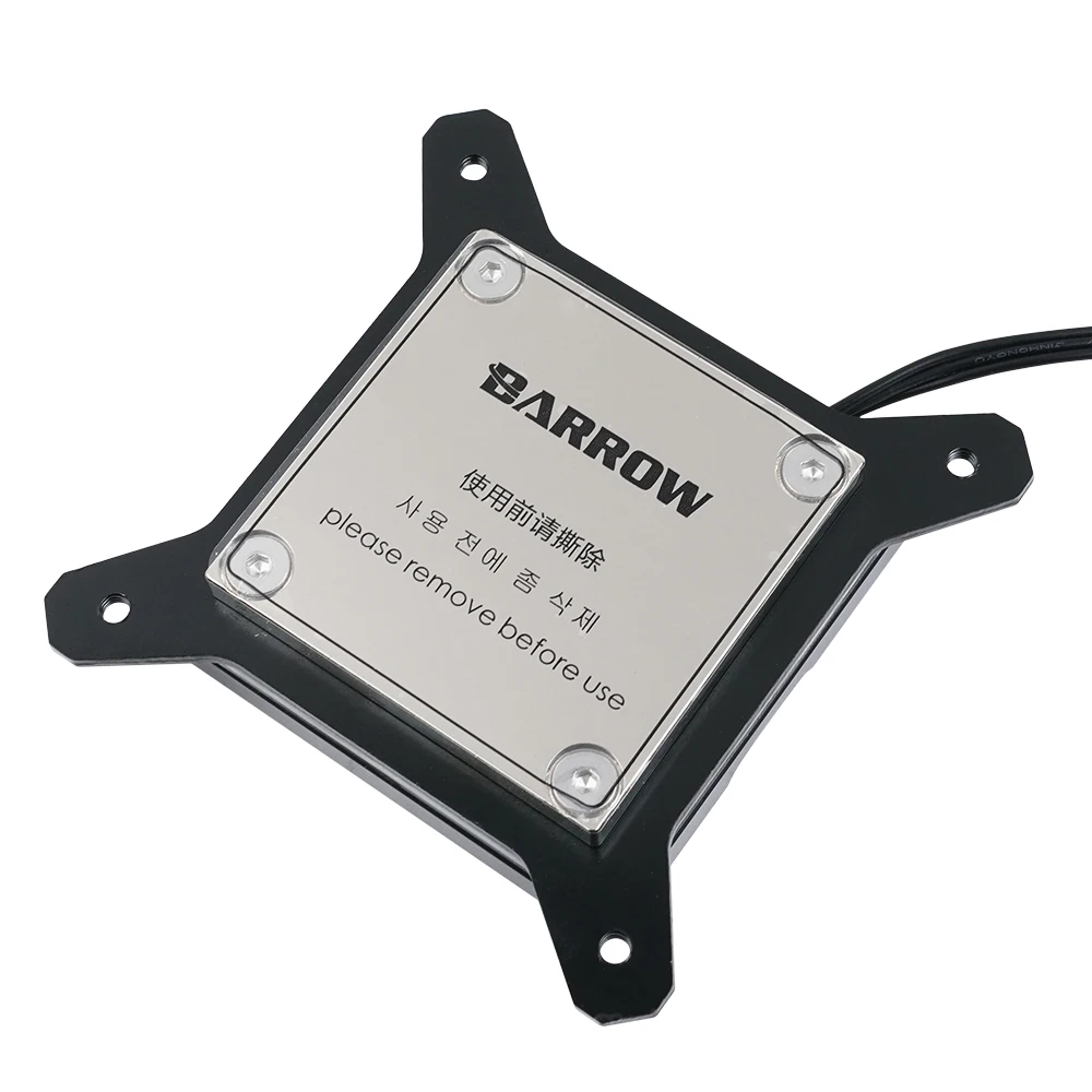 Bloco de Água da Cpu do Carrinho de Mão Servir para Intel Socket Lga1700 Lga1200 115x X99 X299 5v 3pin Luz Encabeçamento Processador Cooler Ltcb0304i - Imagem 2