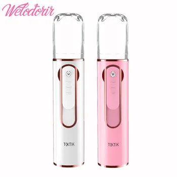 

30ml USB Rechargable Humidifier Air Diffuser Handheld Water Ultrasonic Nano Essential Car Oil Steamed Face With Light For Home