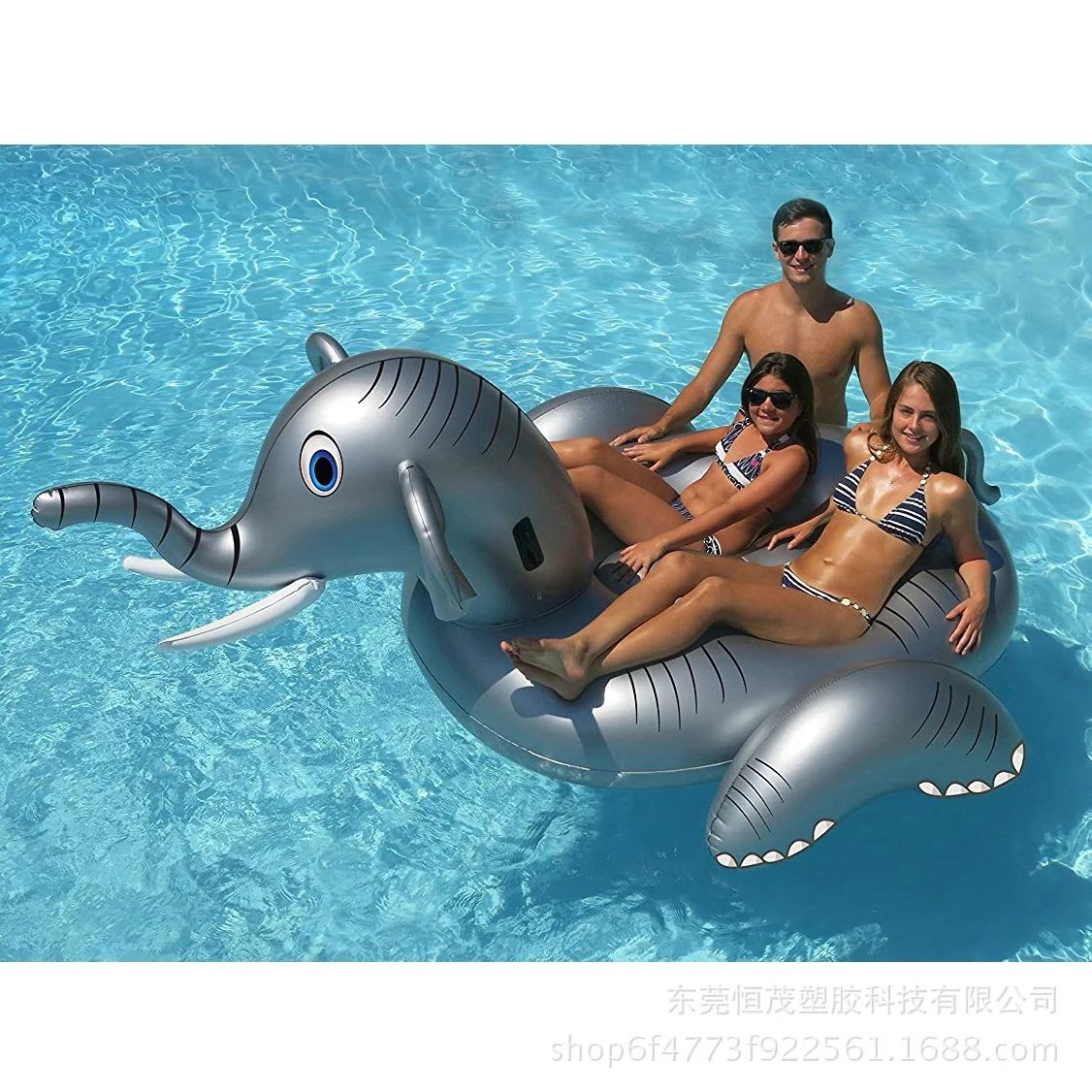 

Foreign Trade Hot Sales Water Inflatable Elephant Floating Row Environmentally Friendly Thick Adult Water Riding Elephant Giraff