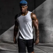 Летний Стиль, мужской жилет для фитнеса, спорта, бега, жилет из чистого хлопка без рукавов, алиэкспресс Лидер продаж