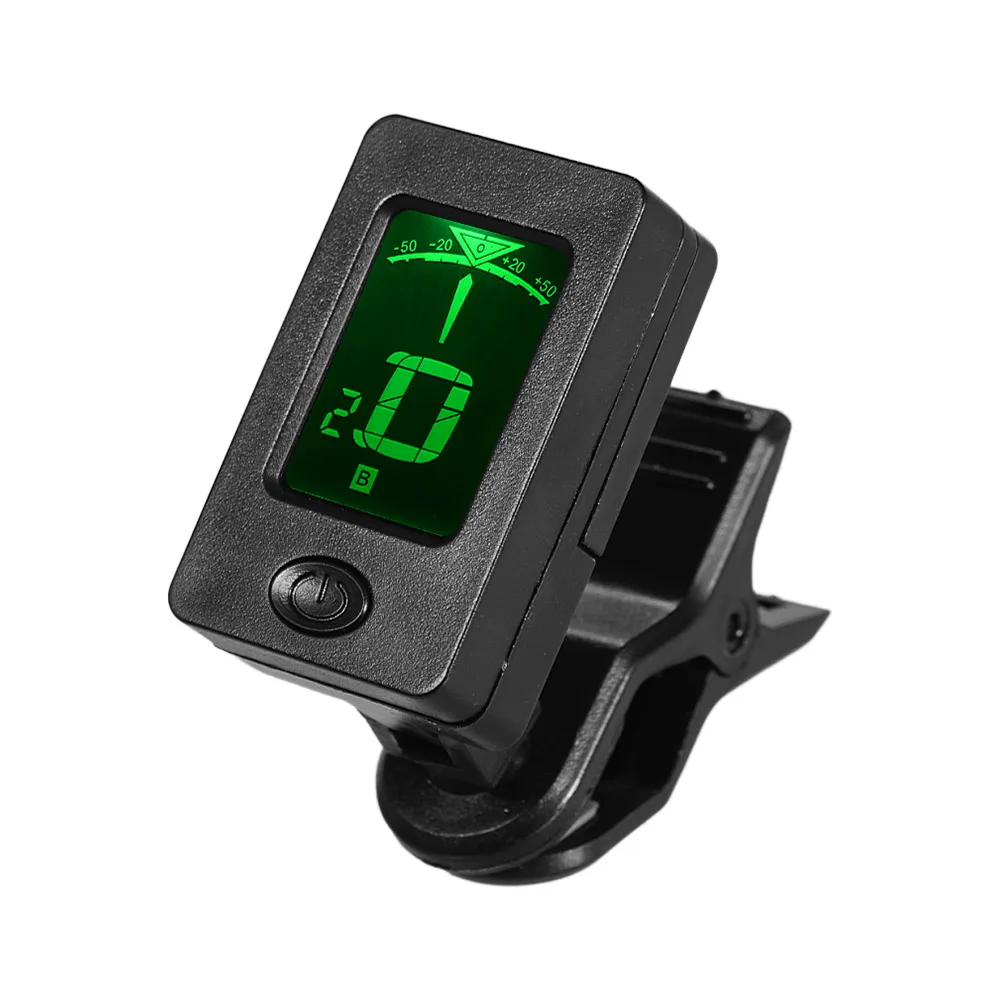 

Mini Clip-On Tuner LCD Display Guitar Tuner Multifunctional Digital Tuners for Chromatic/ Guitar/ Bass/ Violin/ Ukulele