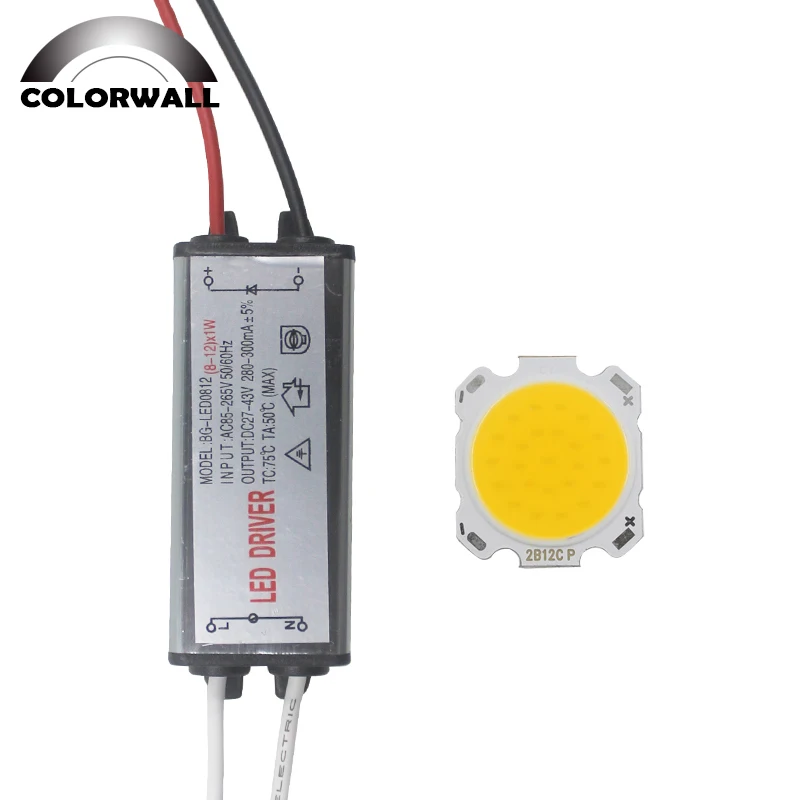 3-12 Вт светодиодный COB лампа из Бисера Холодный/теплый белый водонепроницаемый привод AC85-265V привод питание освещение адаптер 280-300mA для потолочного светильника