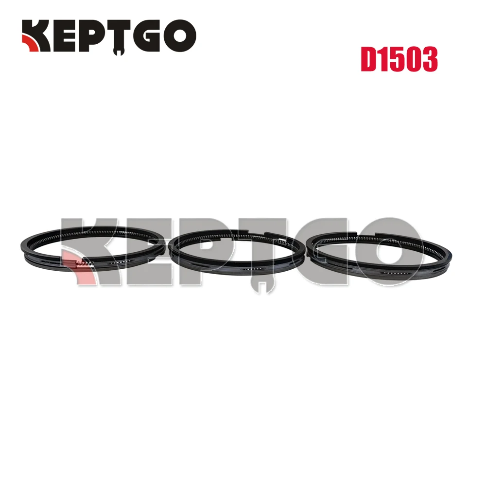 

Новые поршневые кольца D1503 STD, 3 комплекта, подходят для двигателя Kubota