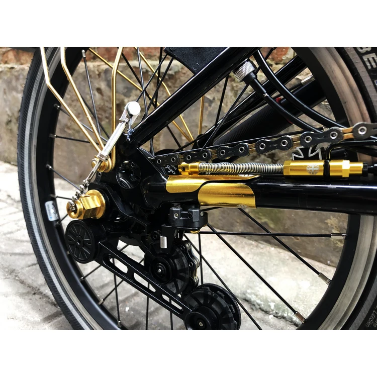 3 цвета Ультралегкая защитная рамка для велосипеда Brompton складной велосипед алюминиевый сплав