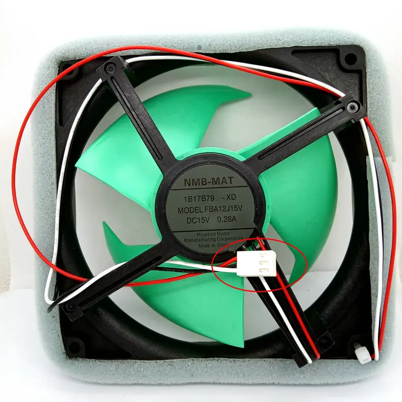 Yeni orijinal NMB DC15V 0 refrigerator FBA12J15V buzdolab so utma fan 