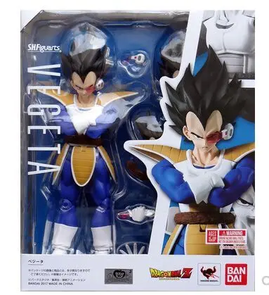 

2.0 scouter Vegeta black hair action figure Dragon Ball Z model toy DBZ 1/12