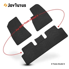3 шт. автомобильные коврики для Tesla модель 3- правый руль автомобильный вкладыш напольный ковер коврик всепогодный резиновый водоотталкивающий