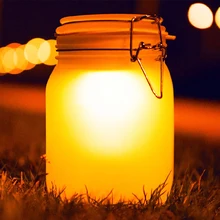 10 шт./лот Multi 7 цветов Сменные светодиодный Ночной светильник на солнечной батарее Мощность Стекло Солнечная баня в качестве свадебной подарочные украшения для вечеринки лампа