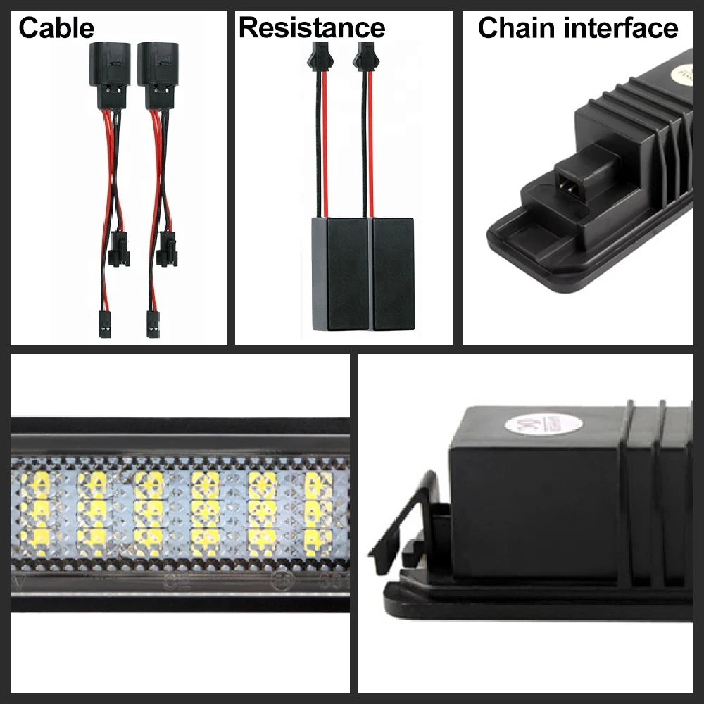 Светодиодный светильник для номерного знака автомобиля для Porsche 987 958 911 Carrera Boxster Cayman Cayenne Panamera Macan 996 997 GT2 GT3 S
