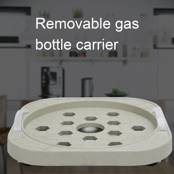 

Plastic Flower Pot Bracket Tray Object Moving Tray Attractive Home Tools Flower Pot Tray Removable Plant Durable With Pulley