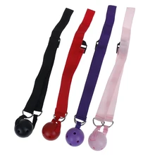 Bielizna seks skórzany pasek Sex zabawki fetysz Bondage otwarte płytki piłka silikonowa Gag oddychająca czerwona czarna kula akcesoria erotyczne(China)