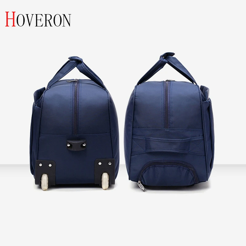 Günstige Große Gepäck Trolley Tasche Große Kapazität Reisetasche mit Rädern für Frauen Männer Reise Koffer Duffle Reisetaschen Gepäck Lager