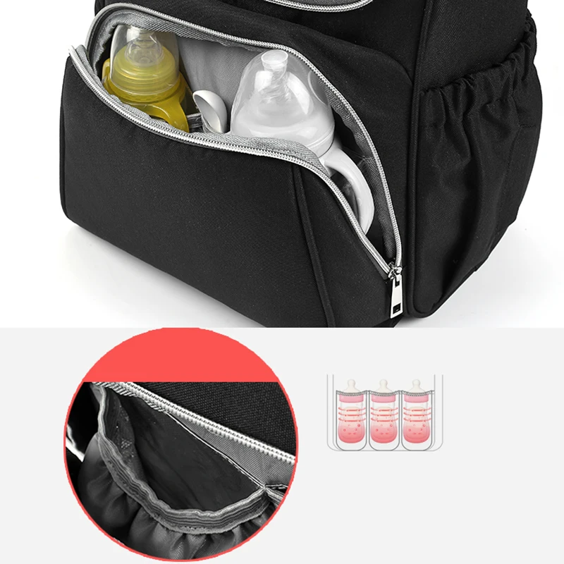 Large capacity waterproof baby diaper bag multi-function baby nappy bag backpack maternity bag for stroller for travel pack