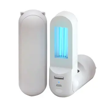 

Portable Power Bank Disinfection Light Lamp Sanitizer Wand Handheld USB Germicidal UV Lamp Travel Air Purifier Home Office