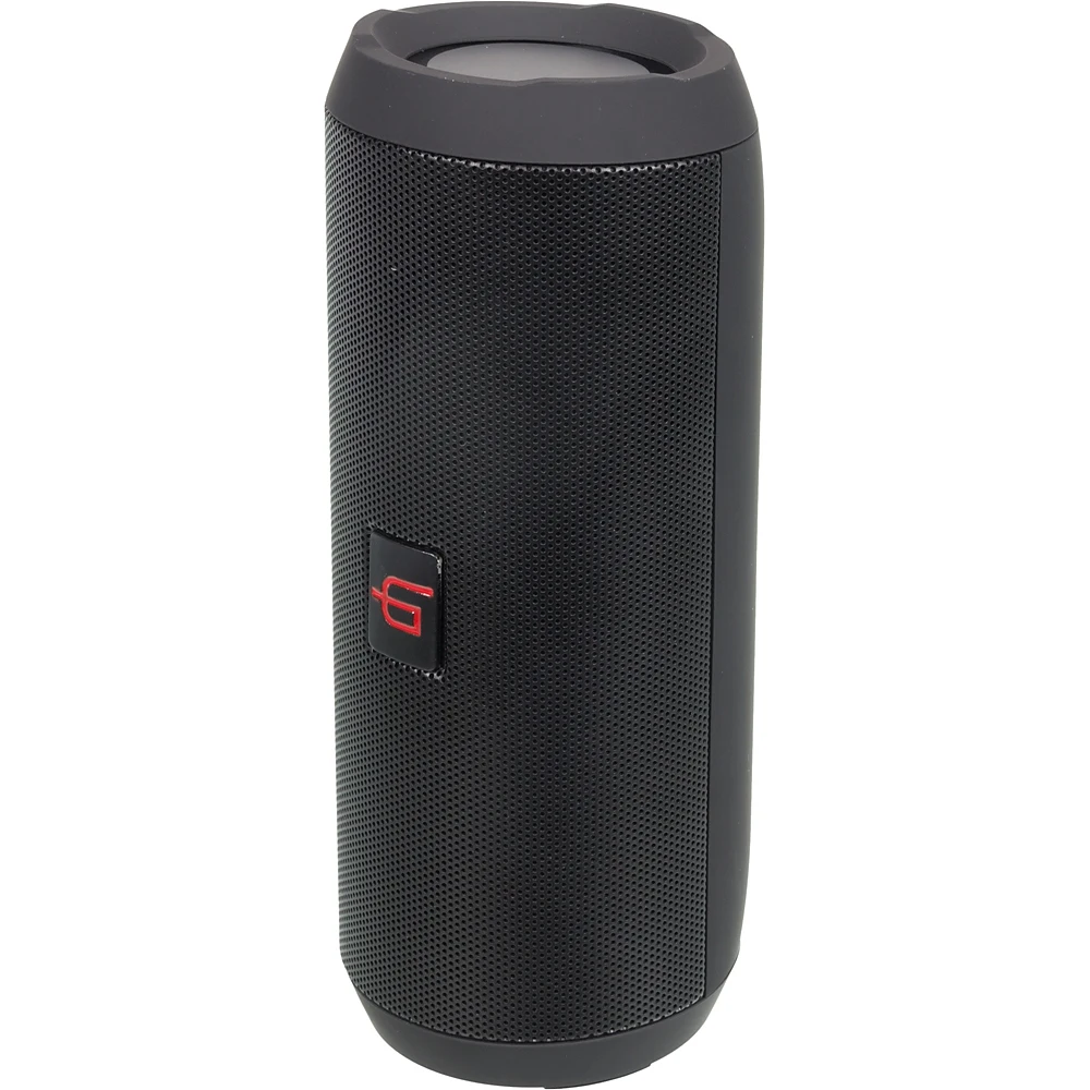 Колонка порт. Ginzzu GM-877B черный 10W 2.0 BT/3.5Jack/USB 10м 1200mAh