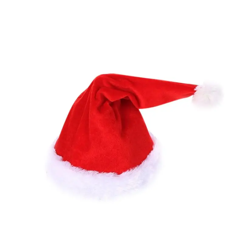 Белый Рождественская шапка, Рождественская шапка, электрическая, пение и танцы, шапка Санта-Клауса, забавный Санта-Клаус, наряжаться на батарейках, шапка с приводом, подарок для детей, год - Цвет: Белый