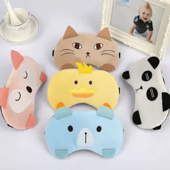 

Panda/Fox/Bear Sleeping Mask Eyepatch Cartoon Cute 3d Eye Eye Patch Cover Travel Adjustable Eyeshade Blindfold No Ice Bag