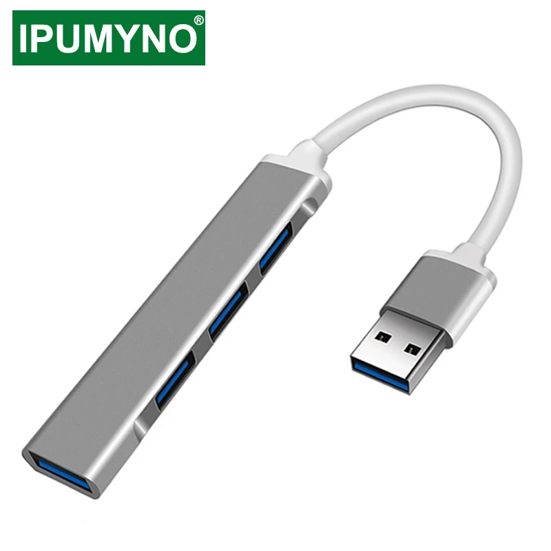 YLHXYPP USB C HUB 3.0 Type C 3.1 4 Port Multi Splitter Adapter OTG for PC Computer Accessories 