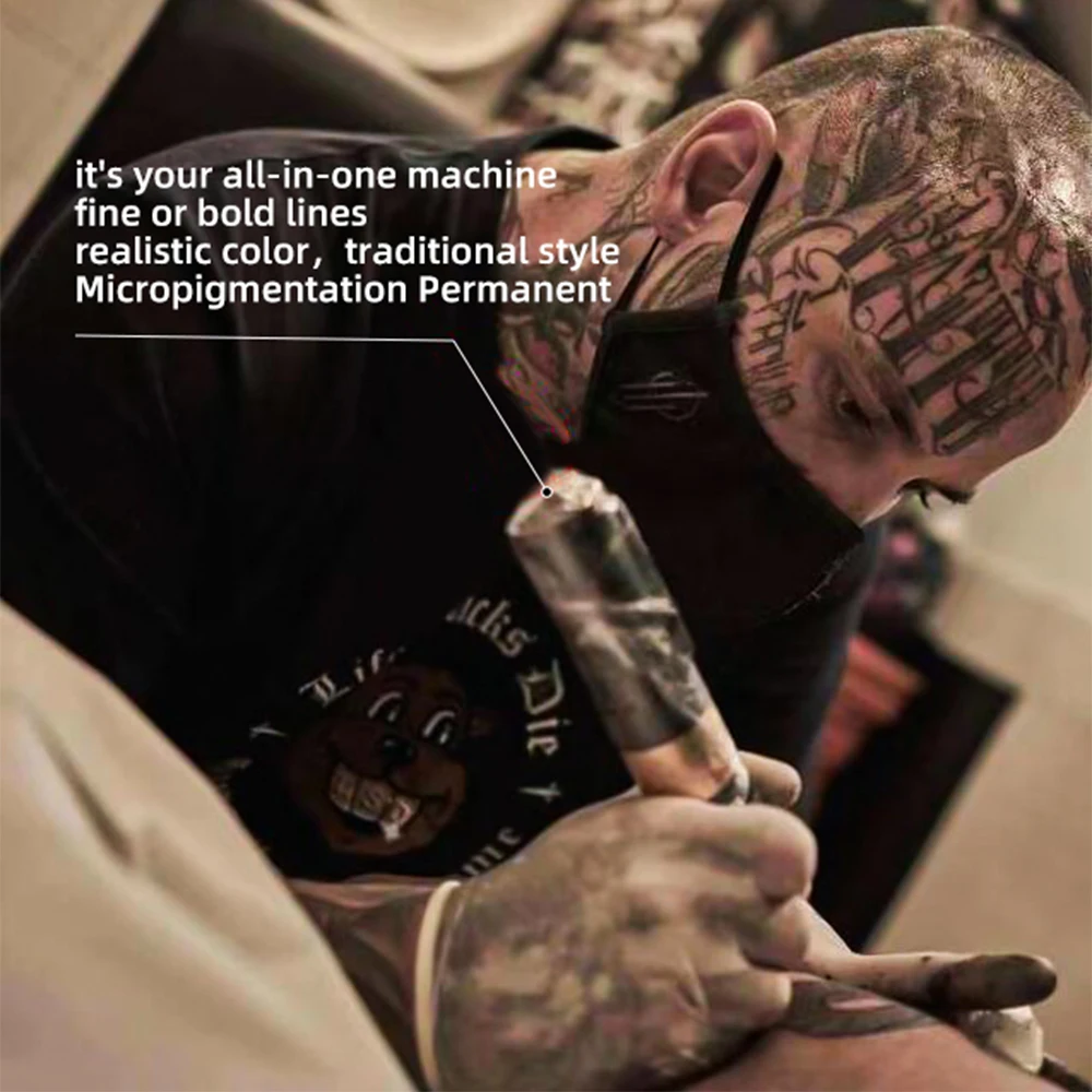 Wireless Tattoo Machine Rotaty Battery Pen 2400mAh LED Digital Display For Body Art Portable Power Pack Ambition Soldier tattoo pen tattoo kit tattoo supplies