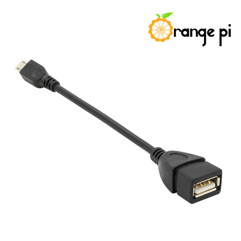 Adaptador de Cabo Usb para Laranja Cabo Laranja Conversor Micro Usb pi Otg 7 Cabo laranja pi otg, conversor micro usb,