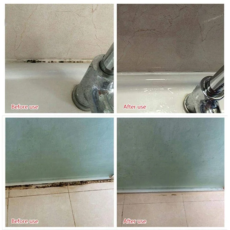 Mildew Remover Cleaner Wall Mold Mildew Remover Cleaner Caulk Gel Pool Tile Gap Spot Mold Remover Washing Machine Bathroom Mildew Gel D
