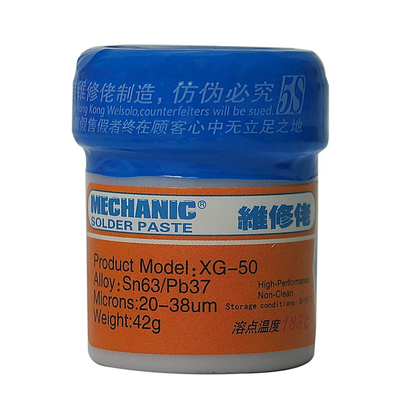 1 шт. HongKong механик 42 г Sn63/Pb67 флюс паяльной пасты XG 50 пайки оловом