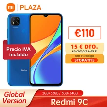 Global Version Xiaomi Redmi 9C 3GB 64GB Smartphone MediaTek Helio G25 Octa Core 5000mAh 13MP Camera 6.53" HD+ Smart Phone