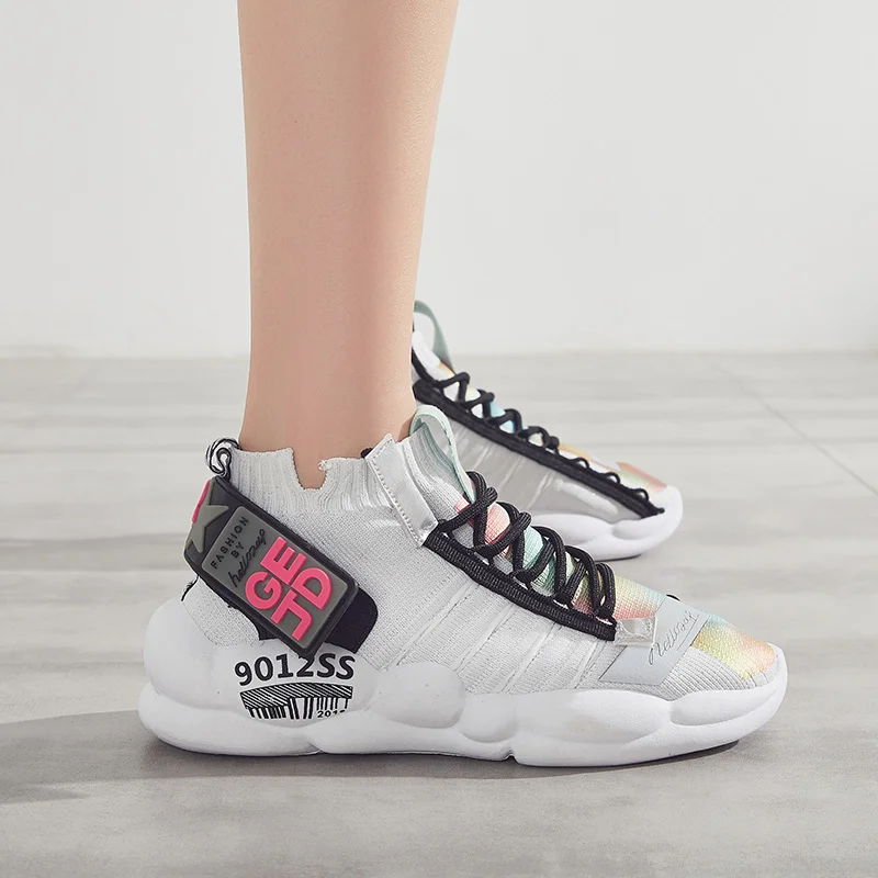 Обувь; женские кроссовки; повседневные разноцветные tenis feminino Moda Mujer