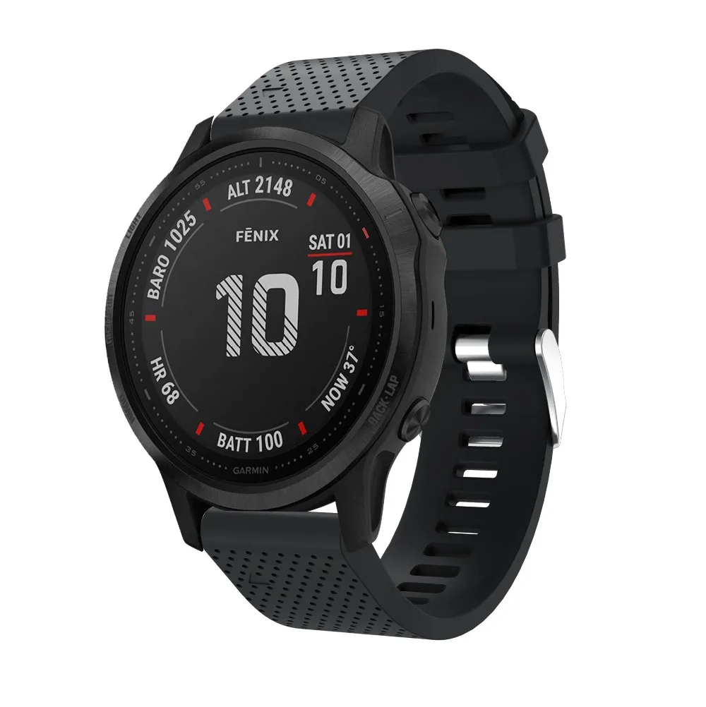 20 мм силиконовый ремешок для часов для Garmin Fenix 6s 5s 5sPlus Смарт-часы браслет красочный спортивный сменный Браслет Correa