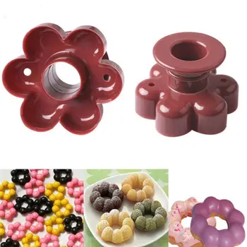 

1 PC Plastic DIY Tool Donuts Maker Mold Food Grade Doughnuts Maker Cutter Desserts Baking Bakery Mould Cake Bread Model #s