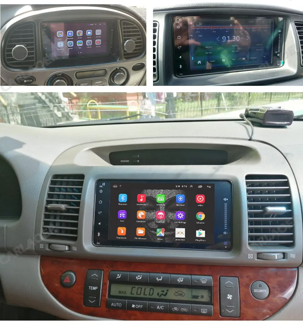 2 din, android 8,1, универсальный автомобильный мультимедийный плеер, автомагнитола, стерео для toyata VIOS CROWN CAMRY HIACE PREVIA COROLLA RAV4