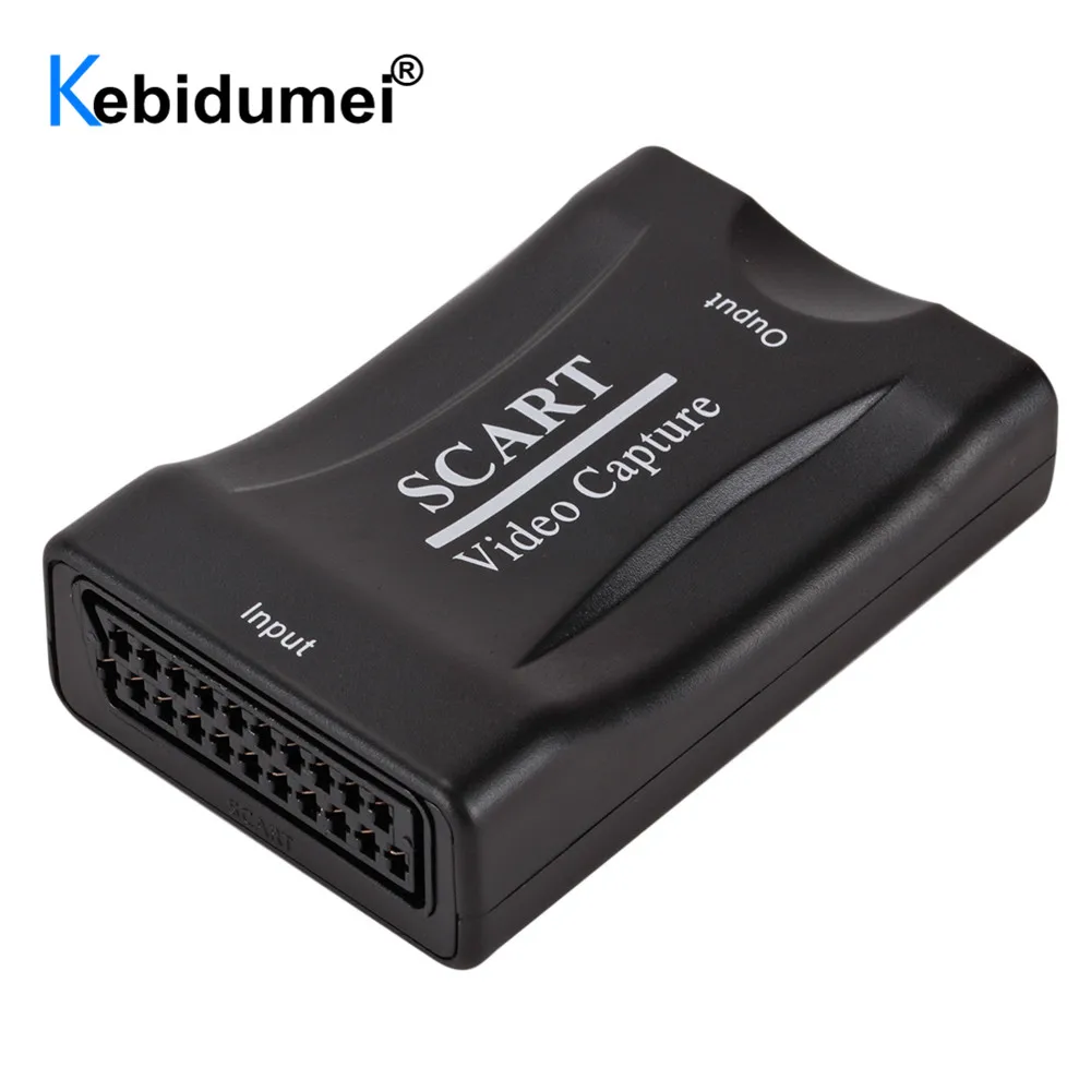 Scart К USB 2 0 Видео Захват карты игровая запись коробка прямая трансляция домашний