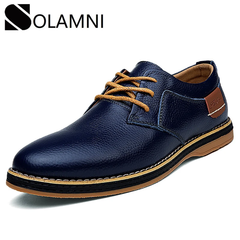 

Men Genuine Leather Shoes Business Casual Flat Shoes Male Winter Warm Plush Formal Oxford Shoes Dance Party Wedding Dress Shoes