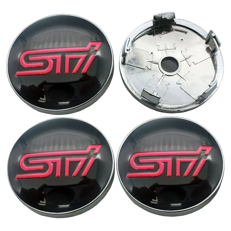 SUBARU 55/60mm Wheel Center Caps Alloy Hubs Covers Outback Forester Impreza B 